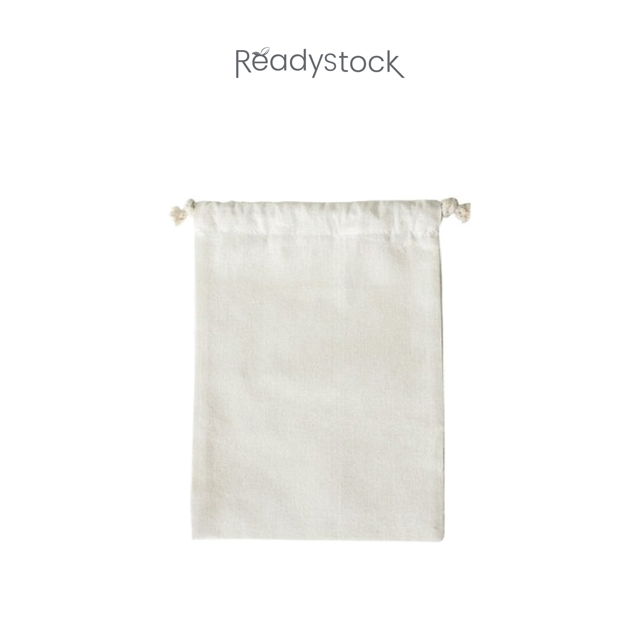 Cotton Drawstring Pouch – Medium