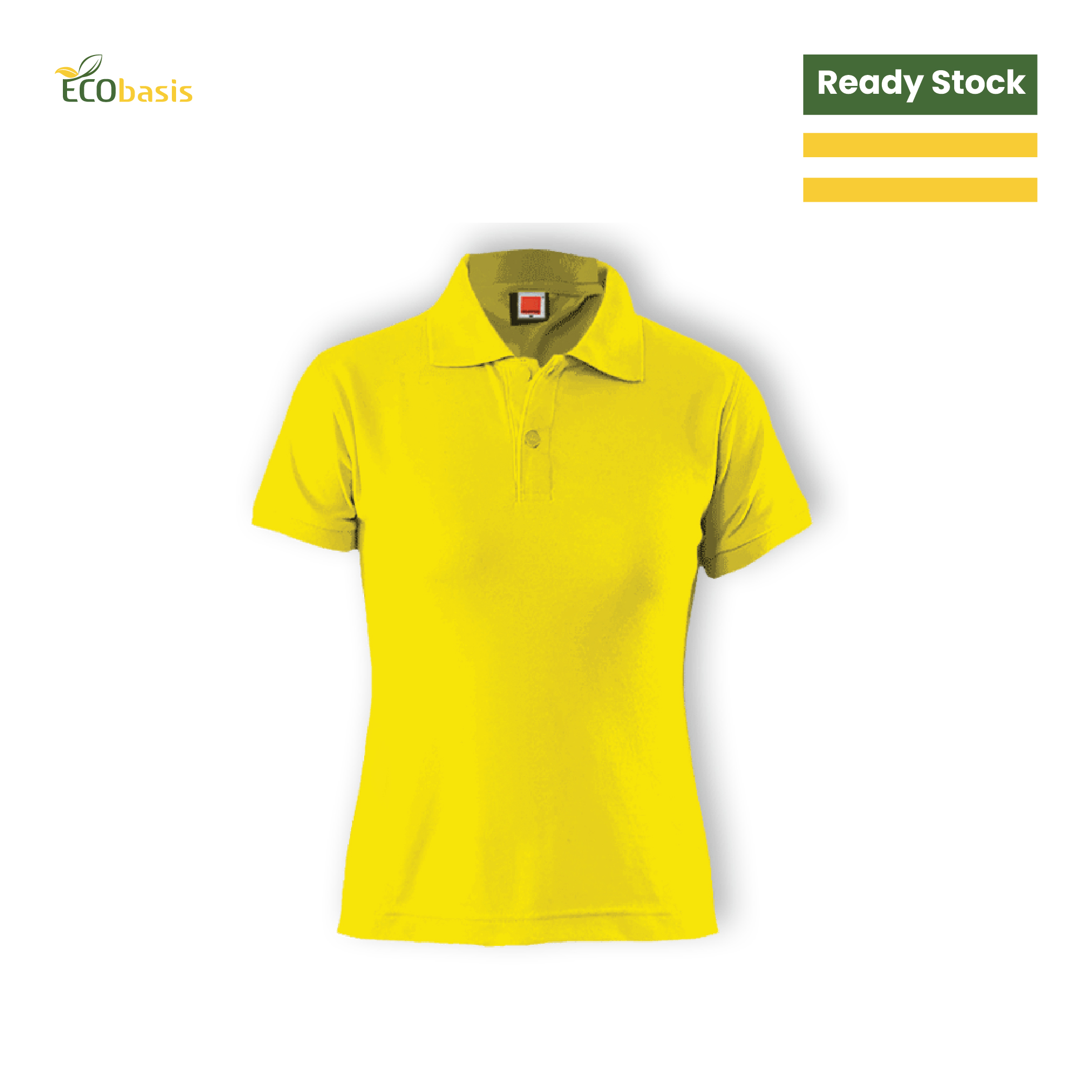 E35D16 Female Microfibre Short Sleeve Polo Shirt