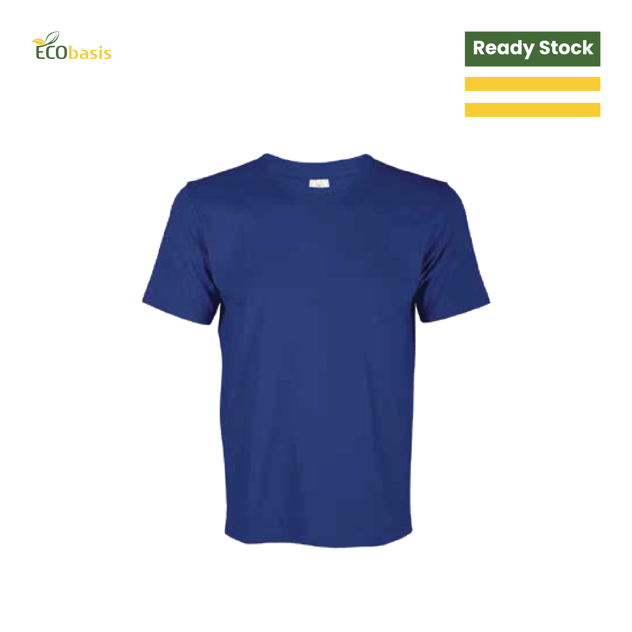 E35T51 Unisex Cotton Round Neck Short Sleeve T-Shirt, 160gsm