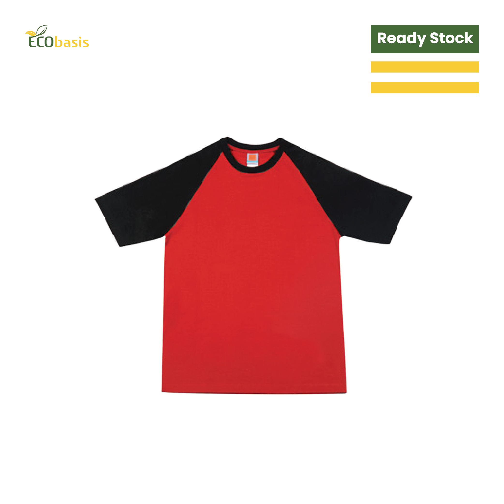 E35T55 Unisex Cotton Round Neck Short Sleeve T-Shirt (Raglan)