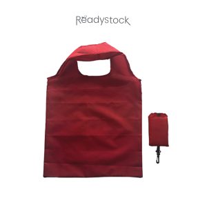Foldable Nylon Shopping Bag with Hook