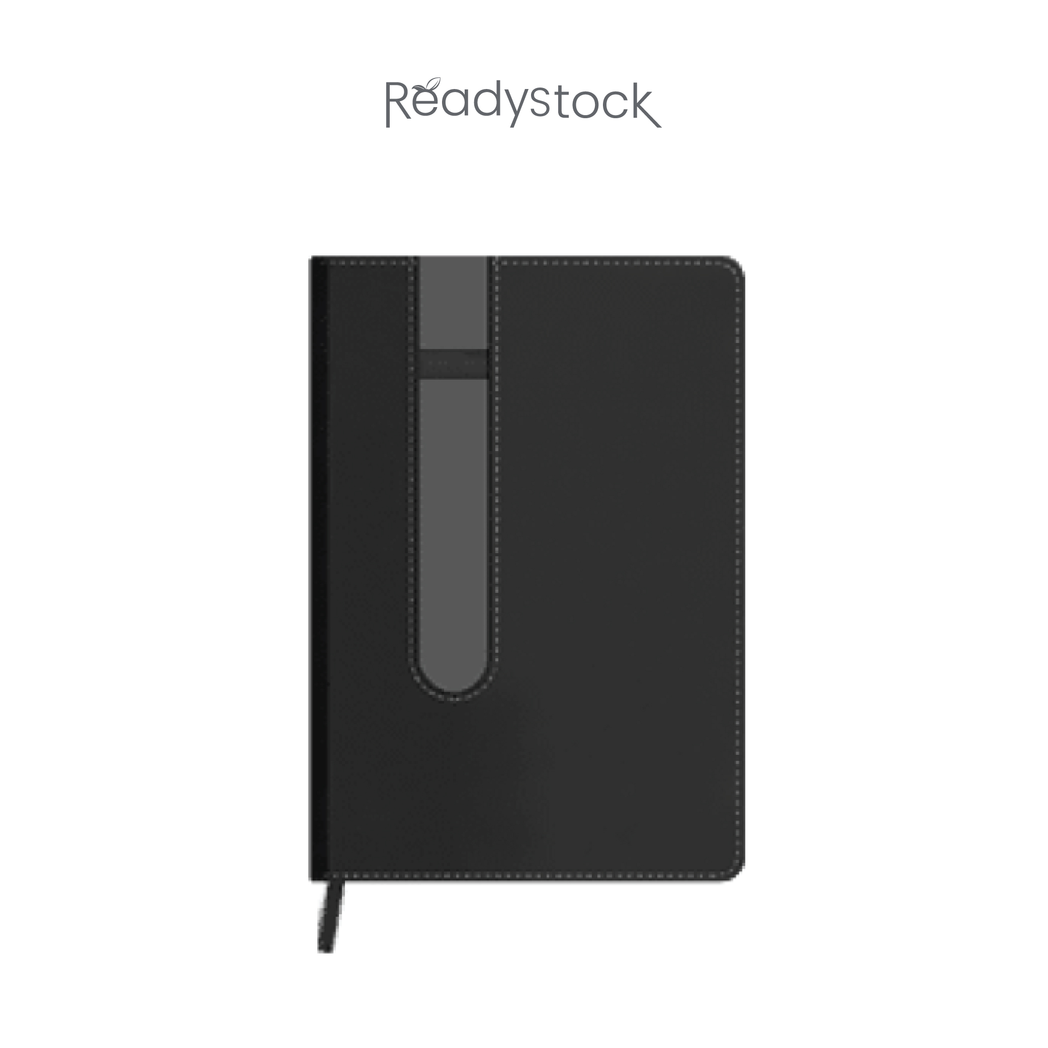 Duo Tone PU A5 Notebook with Pen Loop