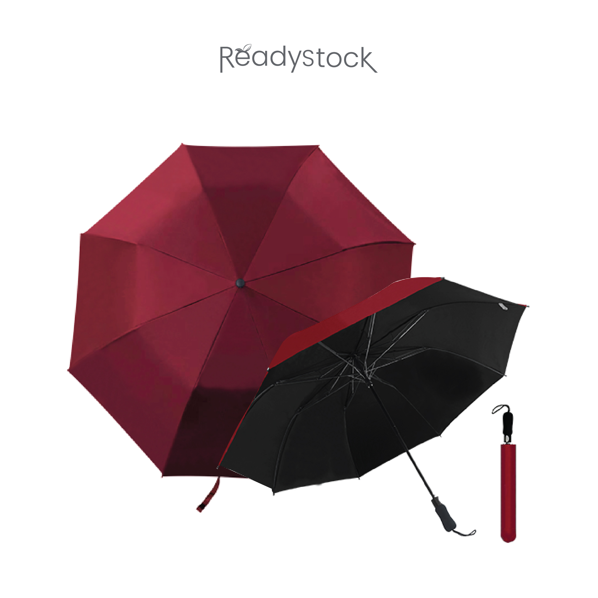 27″ Auto-Open Premium Black Coated Umbrella