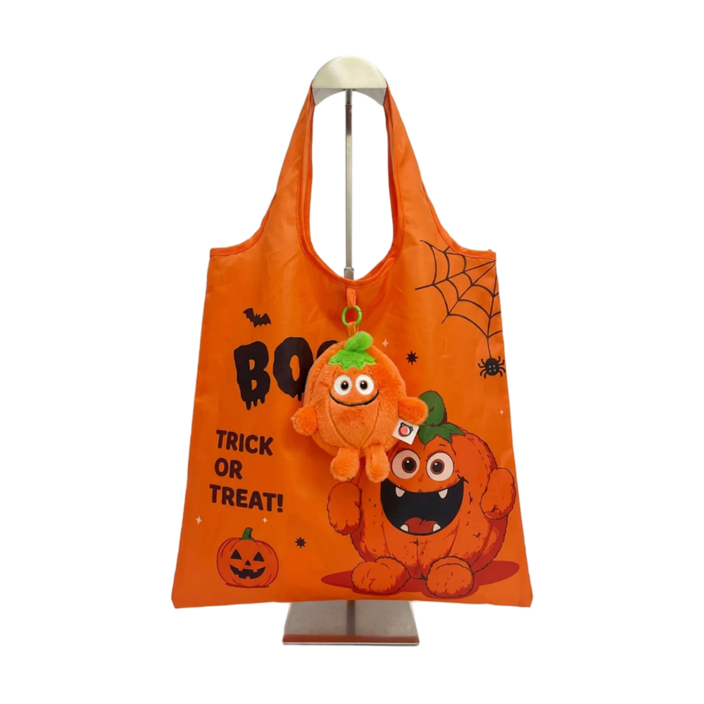 EB_Plushies Pouch with Eco Bag_Pumpkin (2)
